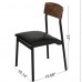4-Piece Dining Table Set with 2 Chairs & Bench Rustic Wood Tabletop, Metal Frame, Padded Seats Space-Saving Kitchen Dining Set for Apartment, Condo, Small Spaces – Brown 4-Piece Dining Table Set with 2 Chairs & Bench Rustic Wood Tabletop, Metal Frame, Padded Seats Space-Saving Kitchen Dining Set for Apartment, Condo, Small Spaces – Brown